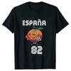 T Shirt Men Women's T-Shirt Tops Crewneck Espana 82 Spain Mascot 1982 Soccer Football Tee Shirt Clothing Plus Size Short Sleeve