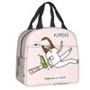 Bolsa de Almuerzo Térmica Aislada Personalizada Enfermera En Apuros Doctor Enfermera Salud Médica para Mujeres Refrigerador Portátil Fiambrera Térmica Escuela