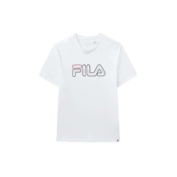New FILA T Shirts Men's White F11M118151F-WT