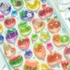Korean NEKONI Creative Food Fruits Cartoon 3D Relief Stickers Scrapbooking Diy Journal Cute School Office Stationery Sticker