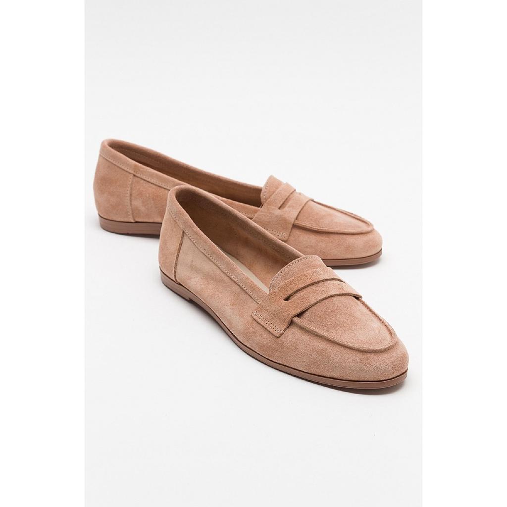 F02 Clay Suede Women's Ballerinas