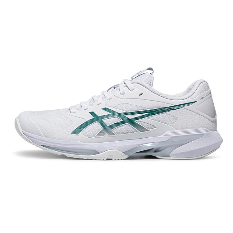 ASICS SOLUTION SPEED FF 4 Tennis Shoes Men s Low Top White/Green