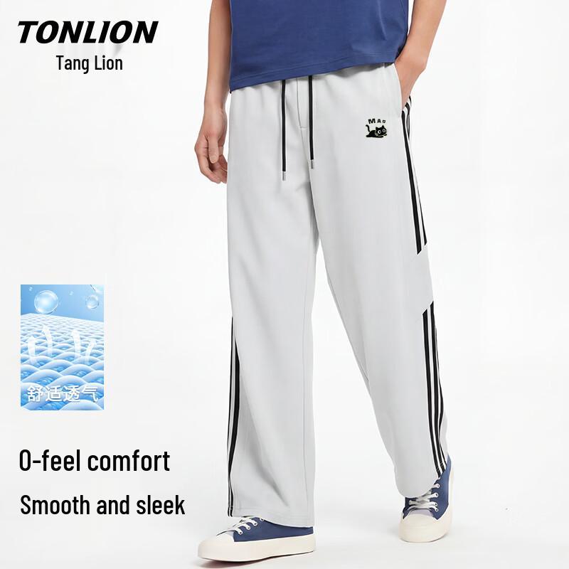 TonLion Men s Summer Ice Feel Straight Leg Casual Pants L