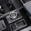 Carbon Fiber Multimedia Knob Switch Cover Trim For Tundra -24