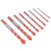Drill Bit Set Multi Purpose Bits Accessory for Ceramic Tile Concrete Glass Drilling(8Pcs )