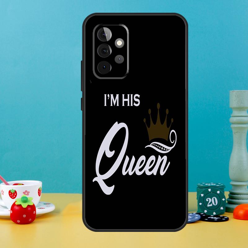 König Königin Paar Liebhaber Hülle Für Samsung Galaxy A35 A26 A16 A05 A55 A15 A32 A12 A22 A52 A54 A34 A14 A56 A36 A13 A53