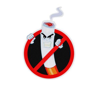 Warning Sign No Smoking Car  Stickers Decor Motorcycle Decals Laptop Trunk Wall Vinyl Decal A302