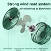 3-Speed Portable Mini Fan Desktop Retractable Electric Fan With USB Charging Small Folding Fan Camping Fan