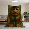 Blanket Super Warm Brainrot Comfortable Meme Plush Throw Blanket Child Home Italian Sofa Bedroom Gift
