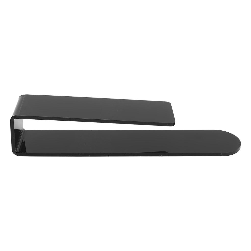 Acryl Handtuchhalter Selbstklebend Wandmontiert Handtuchständer für Badezimmer Küchengebrauch Schwarz