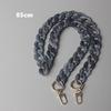 Acrylic Chunky Bag Chain 1Pc Gold Metal Clasp Lightweight Marbled Colors Strap for Tote Bag Purse DIY Craft