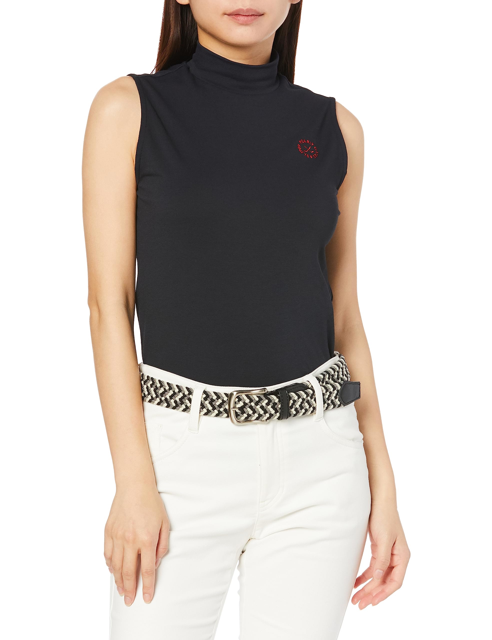 

PEARLY GATES Sleeveless Inner Pique Size Dark Size M Women s Shirt, 8-Piece Stretch, 120, Navy, (055-3267604)