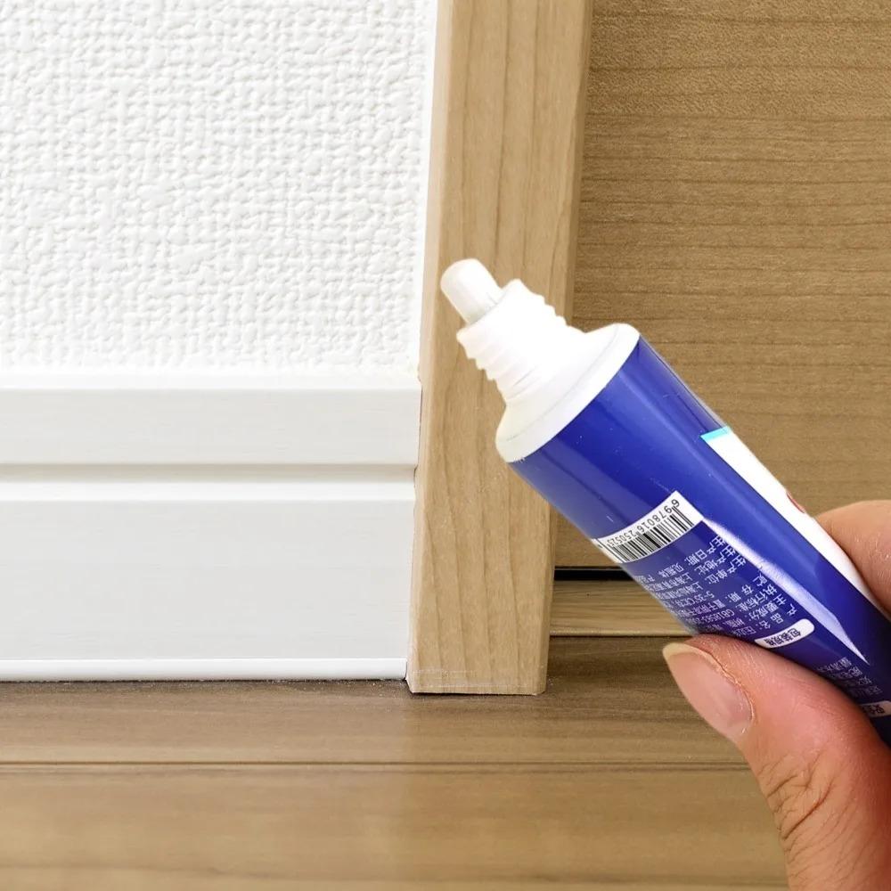 Wooden Decorative Strip Super Glue Special Adhesive for Wood Floor Edging Strip Flooring Woodworking Quick Drying White Latex
