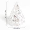 8.5CM Warm/White Flameless LED Christmas Tree Shape Candle Light for Home Party Christmas Decoration New Year Gift 2025 Navidad