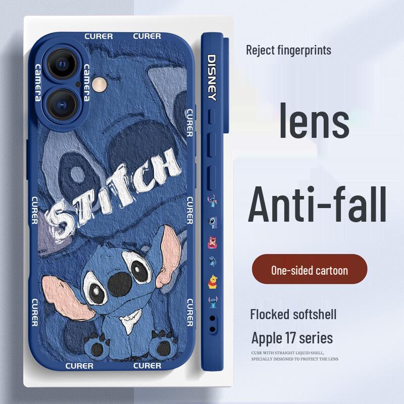 Cartoon Anti-Fall Soft Silicone iPhone Case with Full Lens Protection