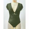 High-Waist Flounce Swimsuit Women's Shapewear Bikini Set Net Cover Sun Protection Three-Piece Ensemble