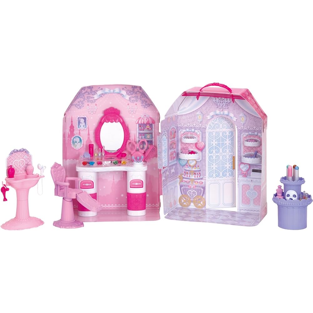 

Licca-chan Beauty House Doll Playset with Accessories and Makeup Tools