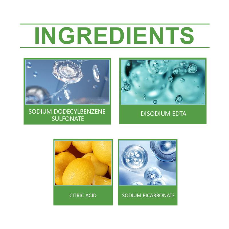 Washing Machine Stain and Odor Remover Tablets Effervescent Deep Cleaning for Universal Washer Maintenance Home Use