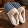 Cixi Baumwollpantoffeln dicke Sohle Wochenbett-Schuhe Plüsch Heimgebrauch Innenbereich rutschfest warm Paar