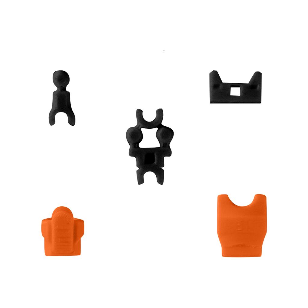 5 Disassembled Upper Body Parts, Removable, 3D Printed Titan Robot Head, Poseable Stand, Suitable For Collection And Desktop Ornaments