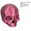 3D Printed Skull Ornament Spiral Sensory Fidget Toy Mini Flexible Skull Stress Relief Toy for Adults Kids Office Home Desktop Decor