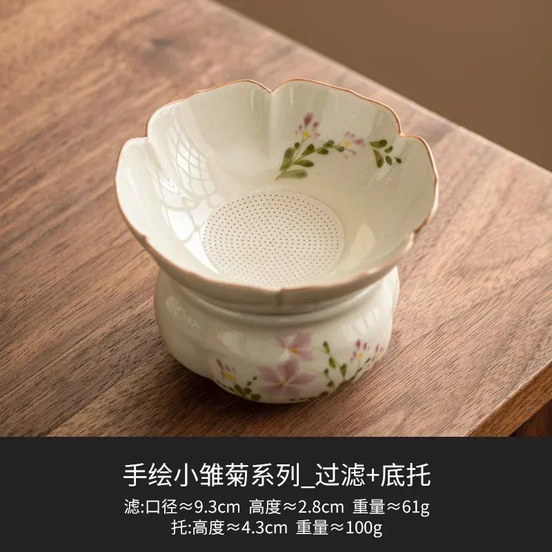 Cuilv Wenzhu Tea Leakage Filter Set Ceramic Filter Chinese Tea Making Kung Fu Tea Set