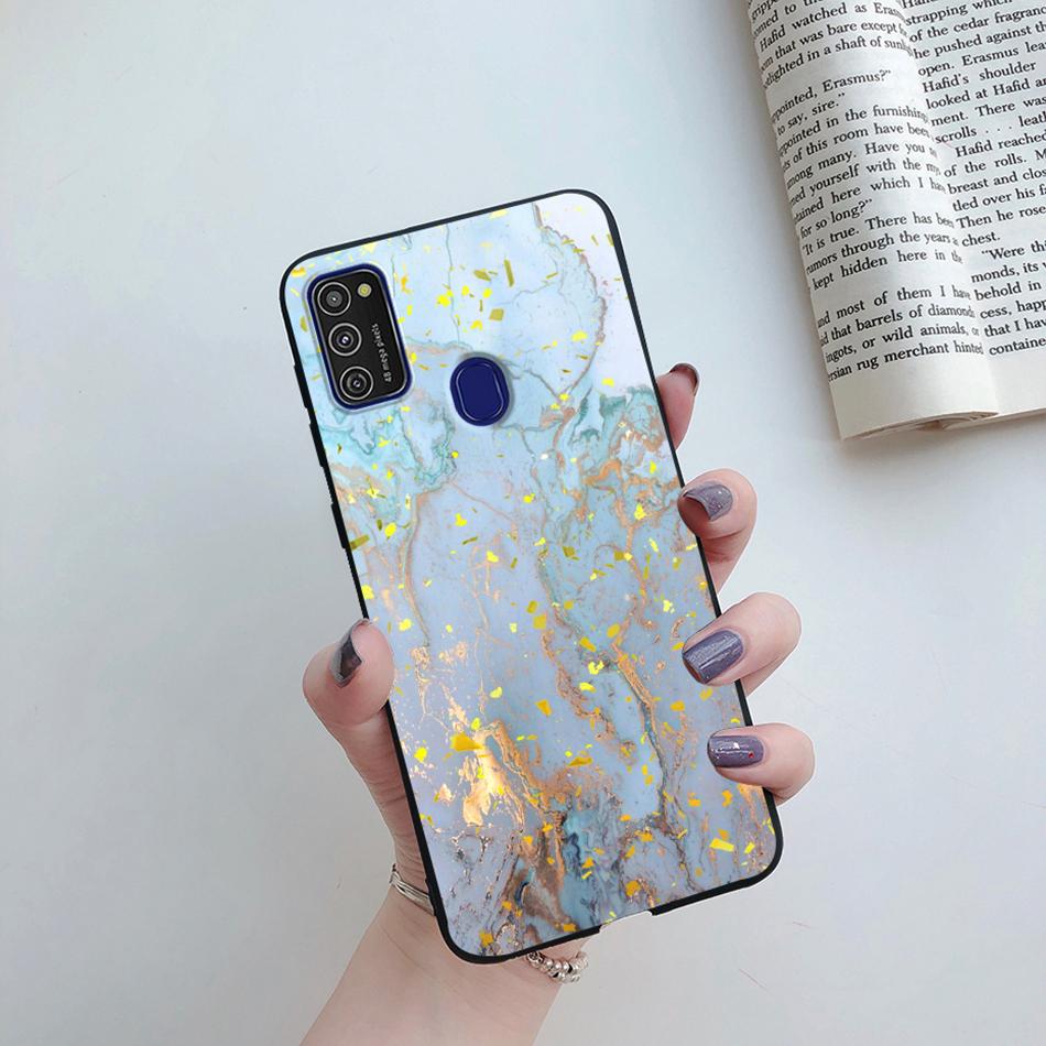 Cute Cartoon Case For Samsung Galaxy M51 M31 M21 M31S M21S M30S Case Candy Colorful Anime Painting TPU Silicone Cover Case Funda