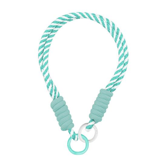Corda Intrecciata Ciondolo Cinturino da Polso Corto con Anello di Sospensione Resistente all'Usura Leggero Cordino Portatile Accessorio per Borracce Telefoni Cellulari