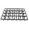 5PCS Nursery Pot Tray with 24 Cells Plant Pot Carrying Tray Plastic 24 Cells Square Flowerpot Carrier Tray for Gardening