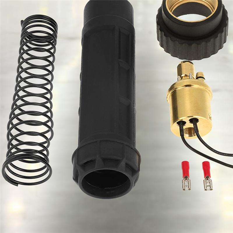 AT19-Euro Fitting Connector Kit Brass CO 2 Mig Welding Torch Adaptor Conversion Kit Set Euro
