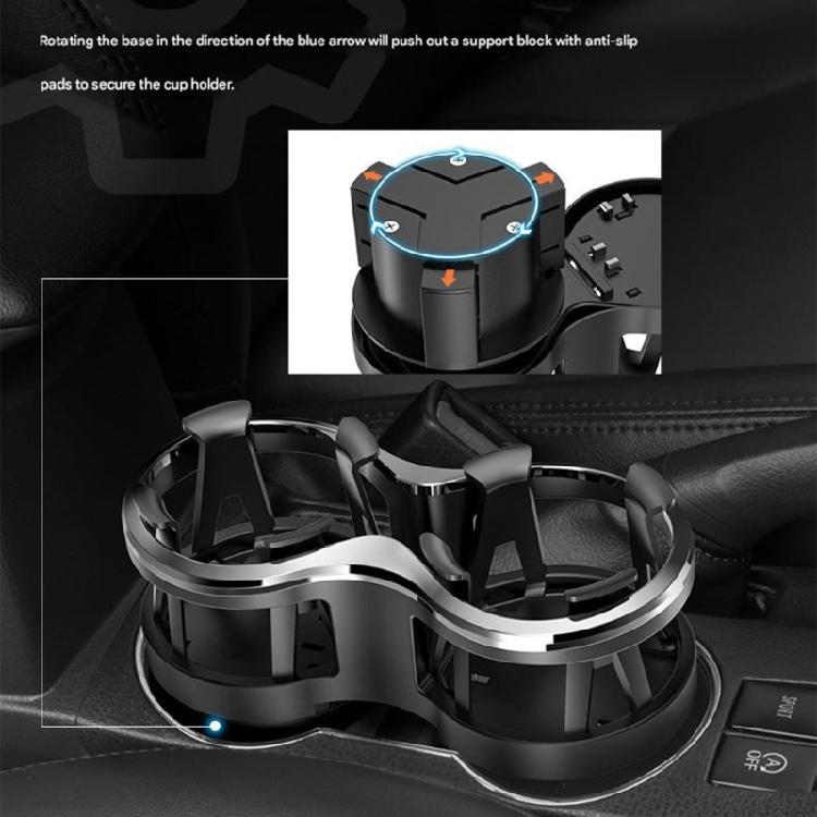 ABS Auto Getränkehalter Becherhalter Halterung Funktion Sicherer Clip-Halter für feste Befestigungen Verhindert Verschütten während des Pendelns