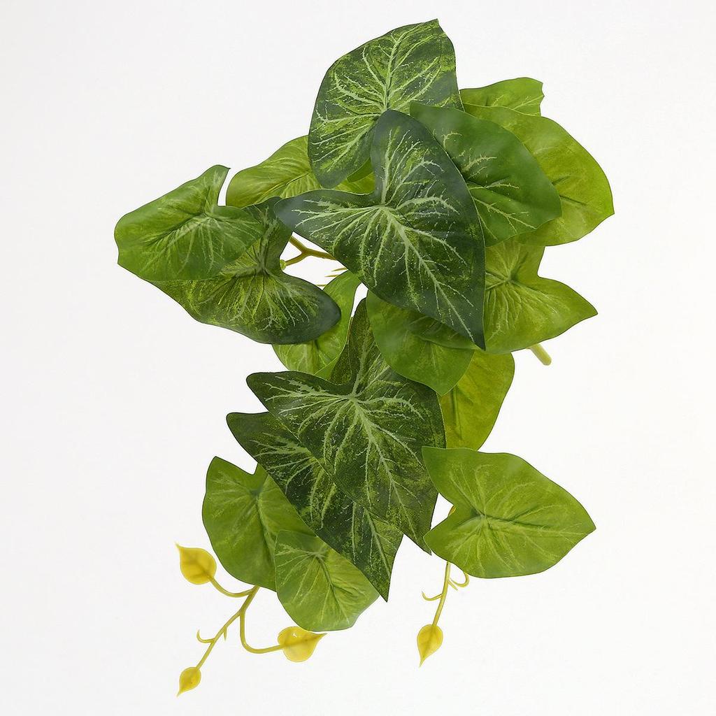 Mini Green Leaves Wall Hanging: Potted Pothos Monstera Planter for Decorative Flower Arrangements and Landscaping