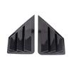For Toyota C-HR CHR 2016-2025 Car Rear Louver Window Side Shutter Cover Trim Sticker Vent Scoop ABS Carbon Fiber Accessories