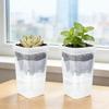 Absorbent Flower Pot with Transparent Double-Layer Design 150ml Deep Water Reservoir Adjustable Vent Humidity Dome Plant Propagation Pot