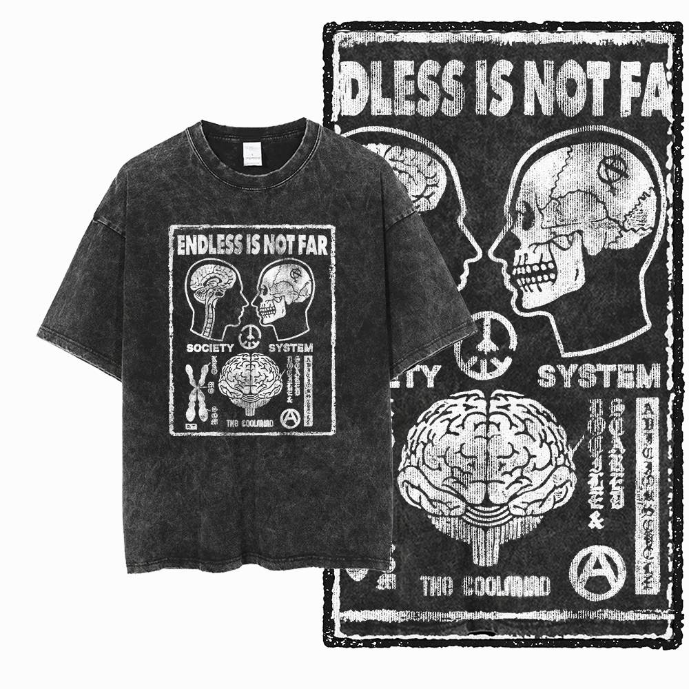G Acid Washed Black Cotton Unisexs Streetwear COOLMIND Graphic Tshirt Big Size Cool Oneck Unisexs Tee Tshirt