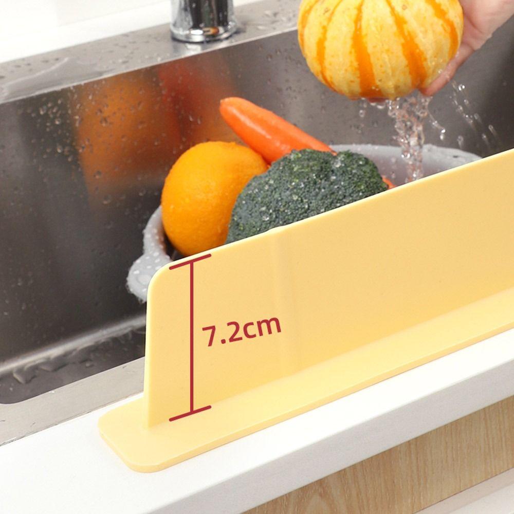 Oil-Proof Water Baffle Plate Silicone Sink Guard Baffle Sink Baffle Splash Guard  Kitchen Supplies