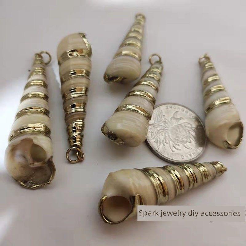 

DIY Pendant Pendant Creative Natural Shell Conch Oncomelania hupensis No. 9 single