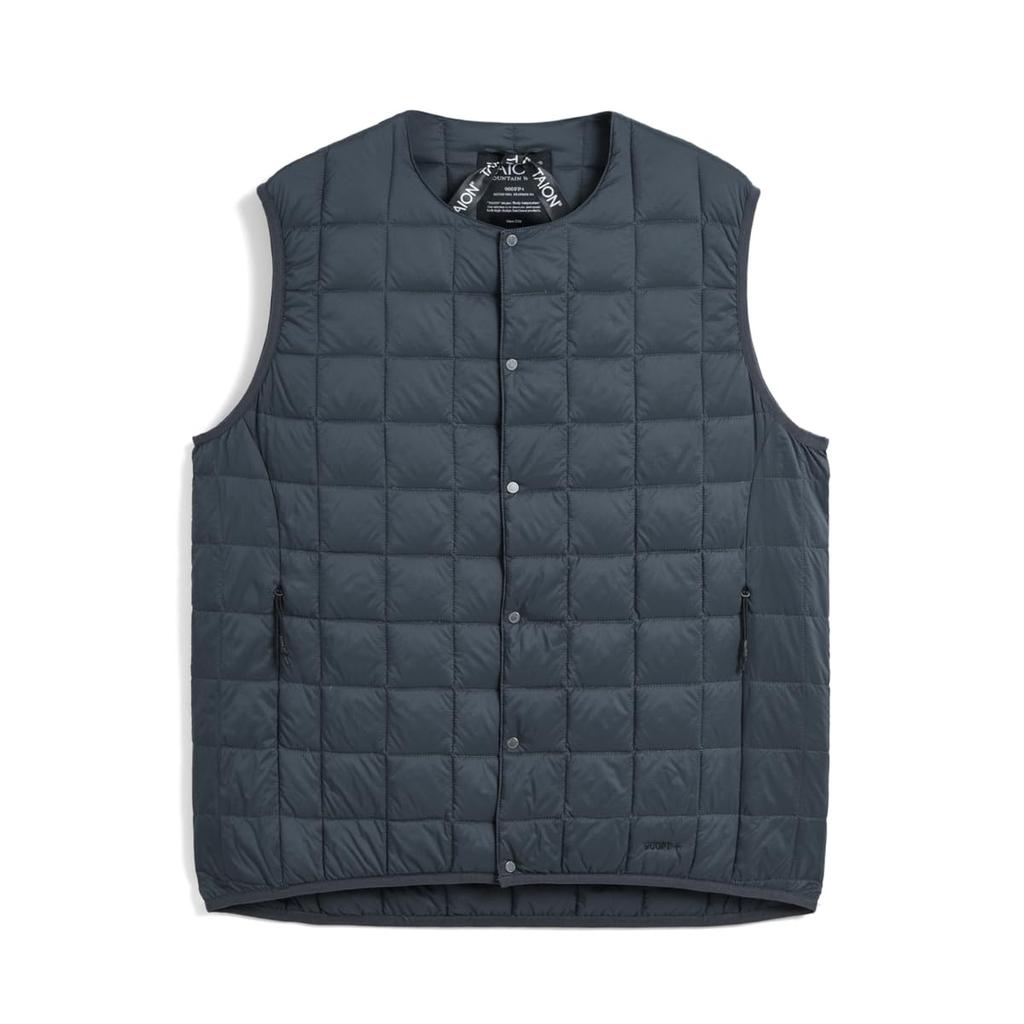 Taion Down Vest Charcoal 004SBMT-DX