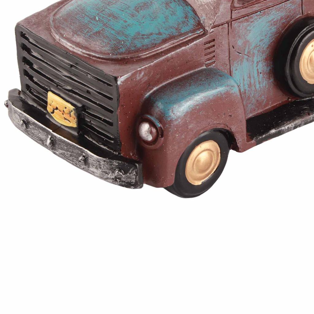 Farmářský náklaďák květinové aranžmá jaro a léto venkovská stolní dekorace pryskyřičné řemeslné výrobky farmářský náklaďák květina