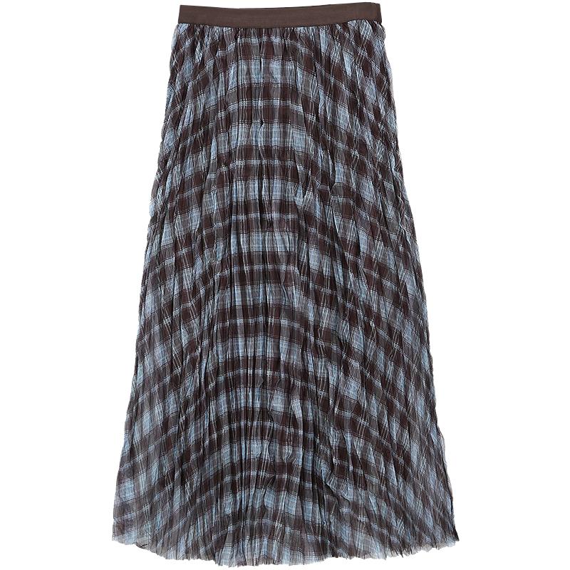 Betu Women s 2026 Spring Plaid A-line Skirt S