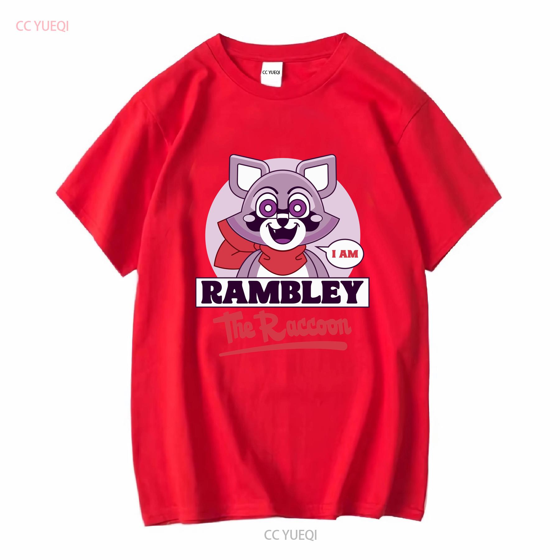 Rambley The Raccoon Vintage T Shirt Indigo Park Video Game Gaming Gamer Finley Sea Serpent Survival long or short sleeves Soft S