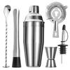 Conjunto de Ferramentas de Barman Shaker de Coquetel