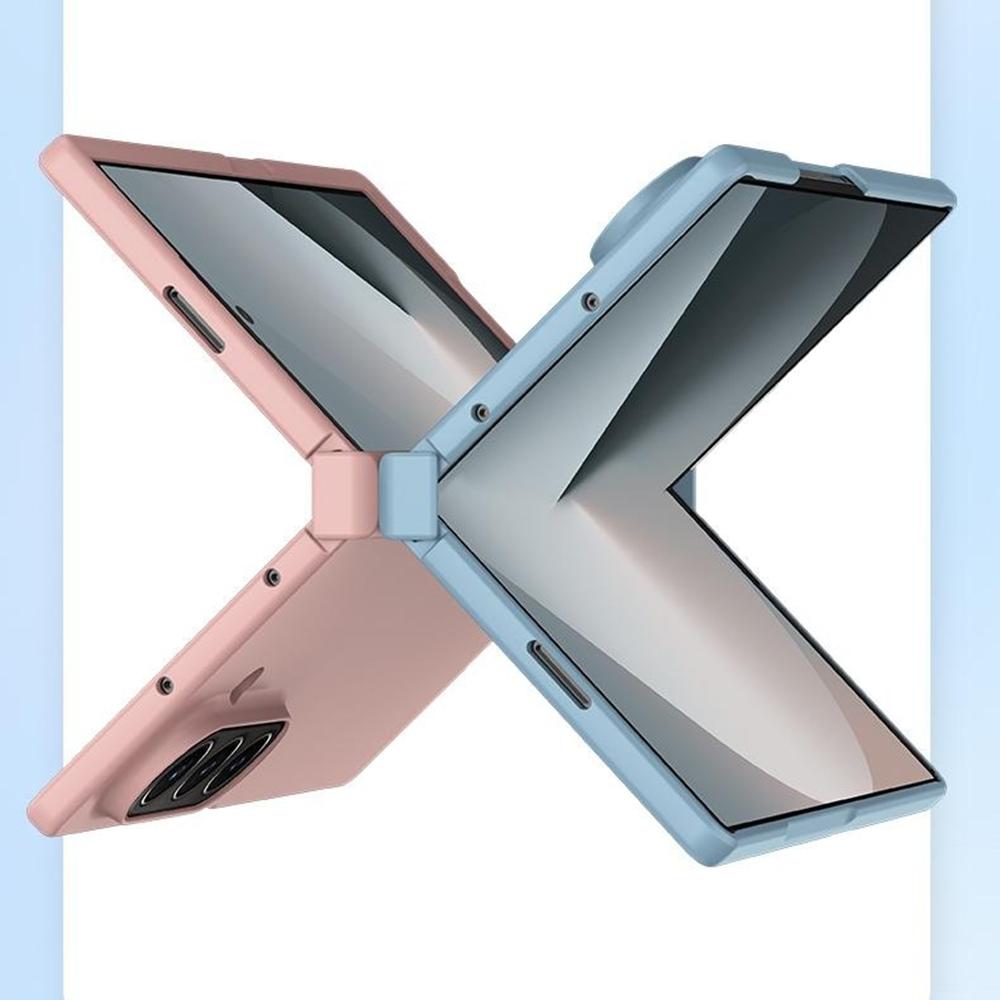 For Samsung Galaxy Z Fold7 5G Case Hinge Protection Skin-Touch PC Phone Cover