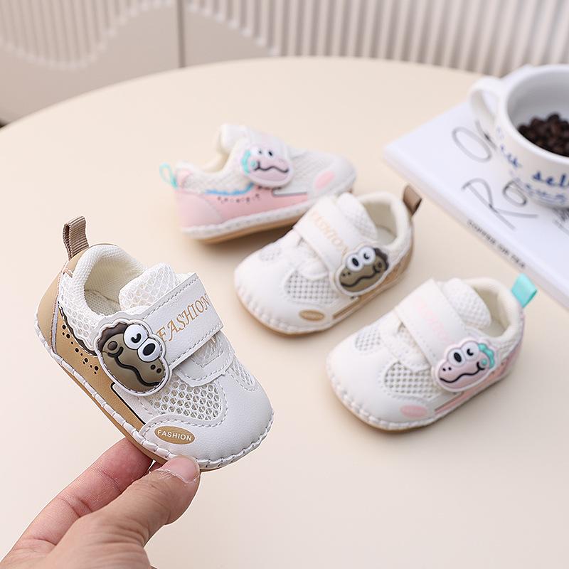 Spring 0-1 Year Old Boy Soft-soled Toddler Shoes Breathable Single Mesh Shoes 6-9 Months Female Infant Shoes