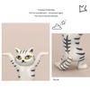 5pcs Dancing Cat Pen Holder Stand PVC Mini Desk Decor Cute Anime Figures Office Stationery Organizer for Students Gift