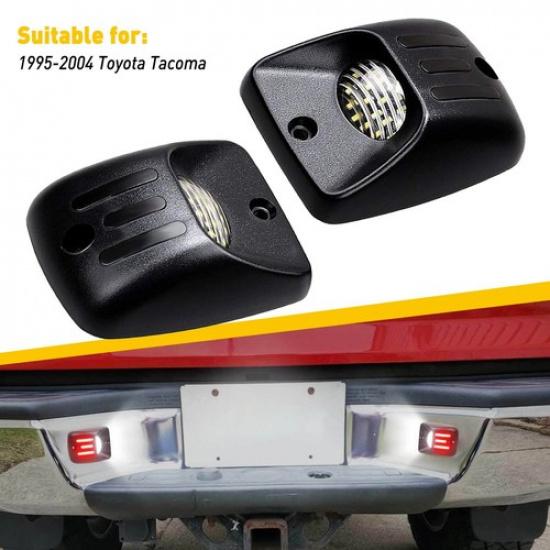 LED License Plate Light Lamp For Toyota Tacoma 1995-2004  White Red EOA