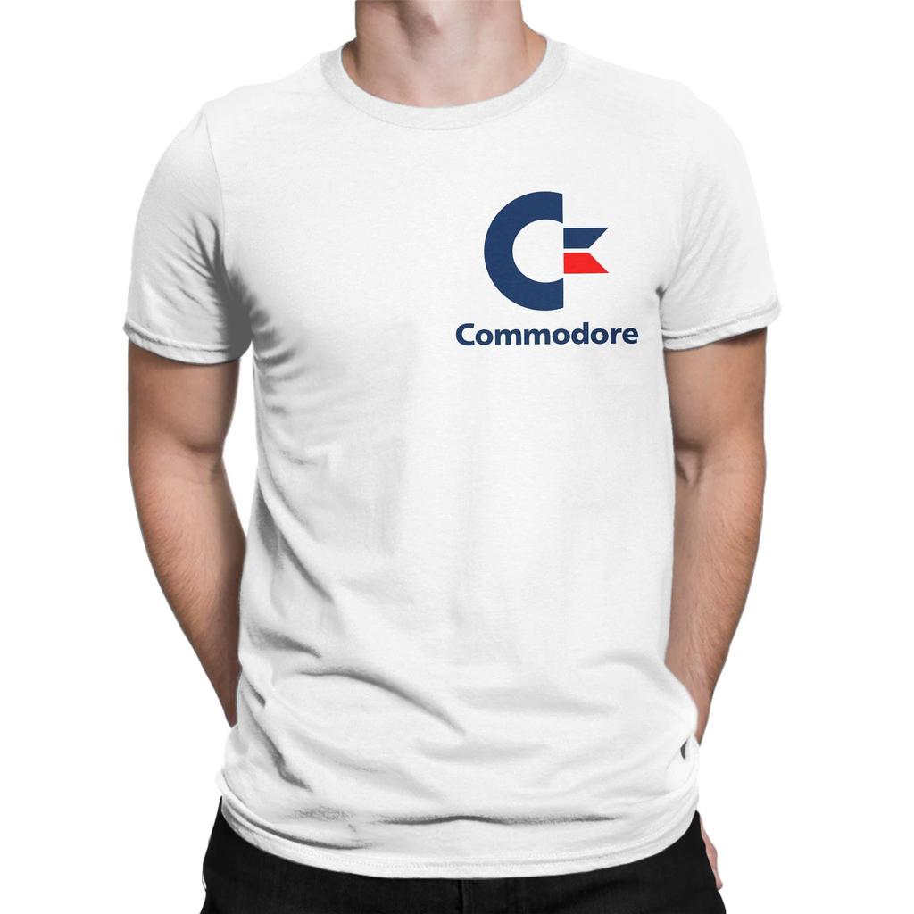 Logo Novelty 100 Cotton Tshirt Commodore Amiga 500 Tops Tees For Unisex