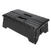 Portable Folding Step Stool Black For Elderly Step Ladder For Bathroom Travel Use By Pregnant
