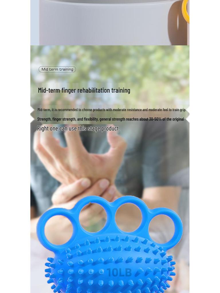 Spiky Finger and Wrist Rehabilitation Ball for Strength Training