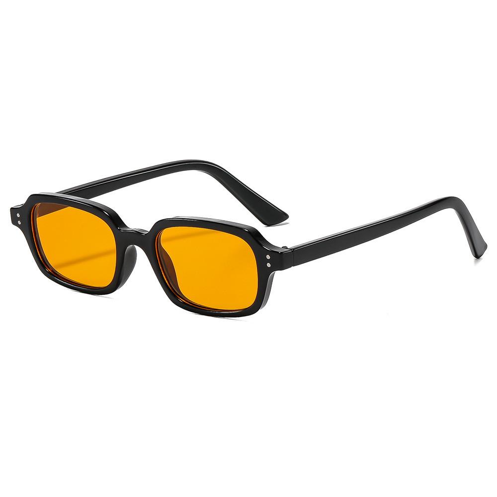 Retro Geometric Square Glasses For Outdoor Activities With Uv400 Antiuv Lens For Unisex